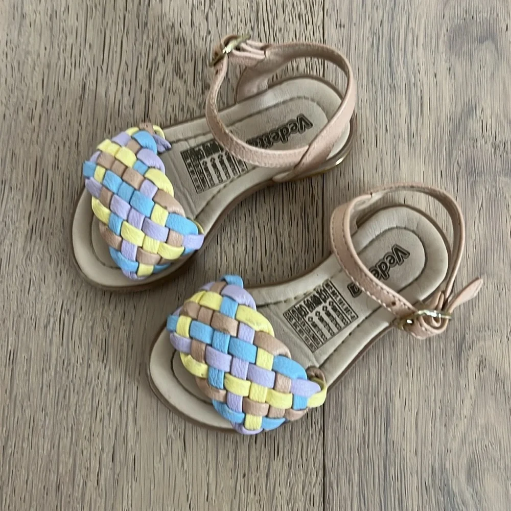 Leather Girls Sandals - Picture 2 of 5